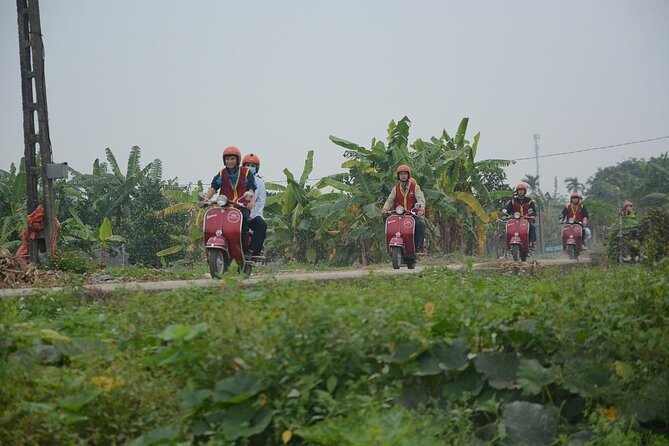 Hanoi Motorbike Tours: Hanoi City Motorbike Tours Led By Women - Banana Island, Long Bien Bridge, and Red River views: the scenery payoff