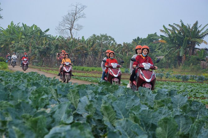 Hanoi Motorbike Tours Led By Women: Hanoi Outskirts & Rural Life - Out of Hanoi on the Long Bien Bridge and the Red River line