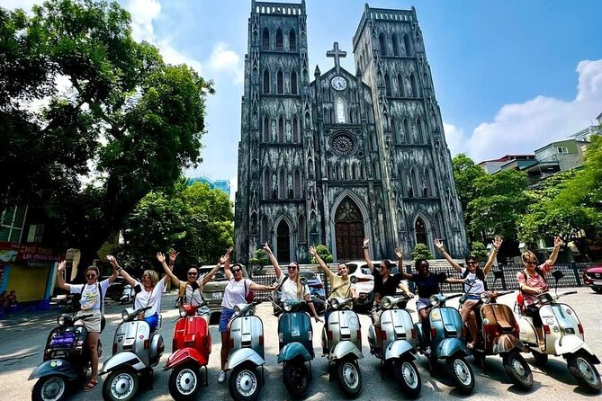 HANOI MUST SEE SITES Vespa Tour - Stop 1: Hanoi Opera House Photo Time (Quick and Classic)
