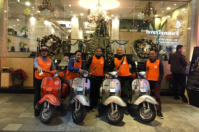 HANOI MUST SEE SITES Vespa Tour - Pickup, Helmet, Face Mask, and What to Expect on the Road