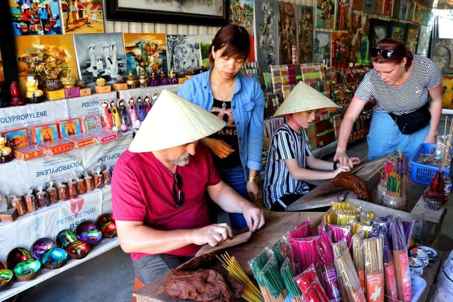 Hanoi Nhan Hien Sculpture Village or Hat and Incense Village - Stone Sculptures at Nhan Hien: Workshop Craft You Can Understand Fast