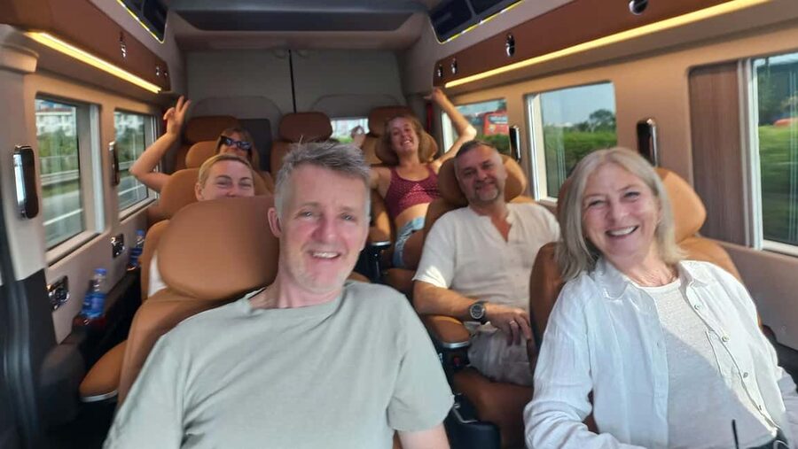 Hanoi: Ninh Binh small group day tour by luxury dcar 9-seats - Scenic ride back to Hanoi: sunset stops and decompression time