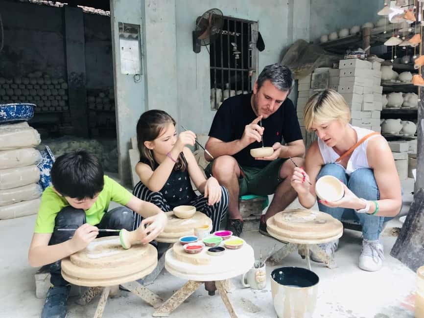 Hanoi Outskirts: Bat Trang Ceramic Village Tour by Jeep - Pickup near Dong Xuan, then Long Bien Bridge for quick city views