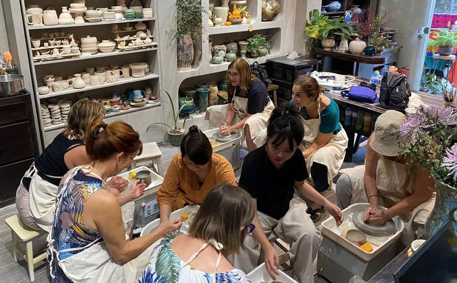 Hanoi: Pottery Making Class for Beginners - Wheel Time: Your First Attempts at Throwing Clay