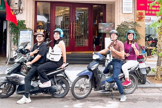 Hanoi Scooter Tour: History, Culture, Train Street on Motorbike - Train Street on Motorbike: Tracks, Homes, Cafes, and Egg Coffee