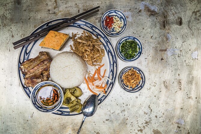Hanoi Street Food Tour By Motorbike + Sightseeing SAFE & FUN - Old Town stop: Steam Rice Pancake Hang Ga
