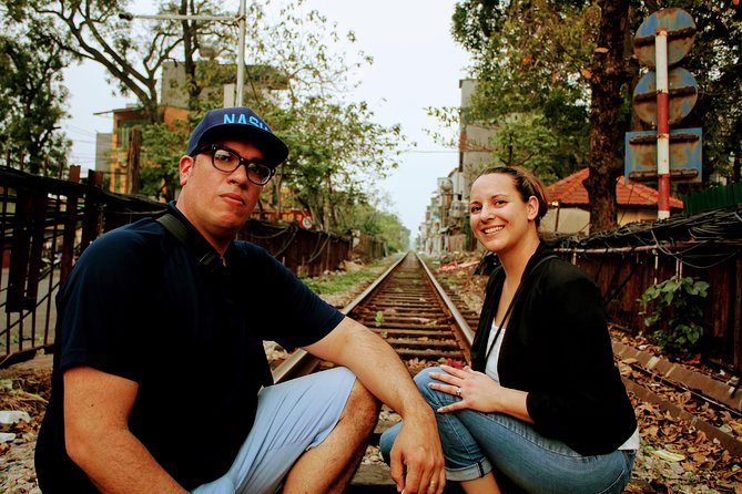 Hanoi Sunset Motorbike Tour - Two dragons in the water and the downed B-52 at Huu Tiep Lake