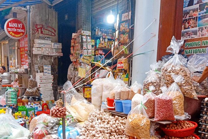 Hanoi Train Street Food Walking Tour - Dong Xuan Market: where food meets everyday shopping