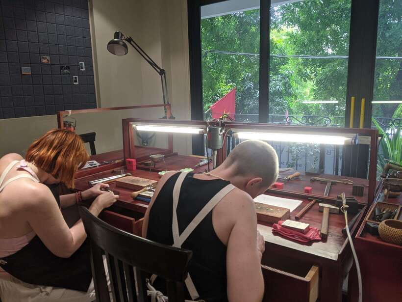 Hanoi: Unique Silver Ring/Pendant Making Workshop - Quick snapshot: what you get for $44