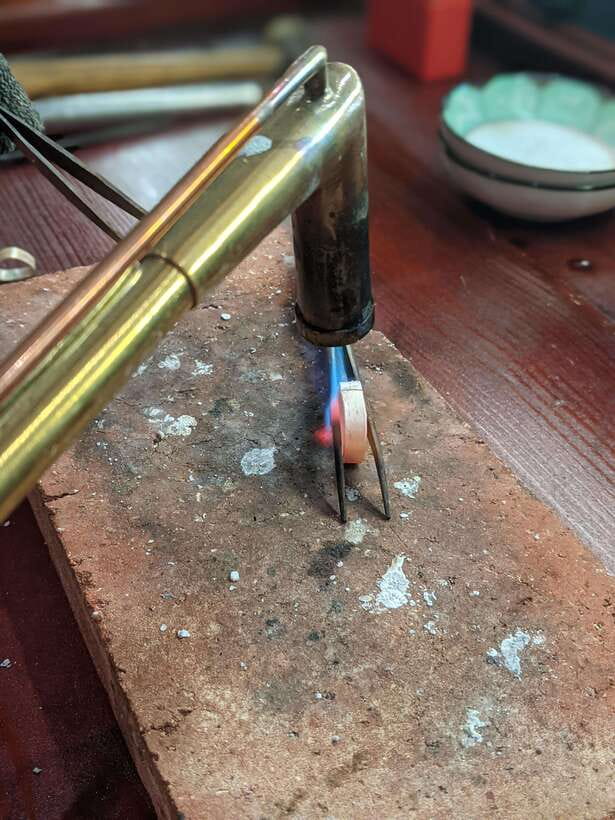 Hanoi: Unique Silver Ring/Pendant Making Workshop - How the session starts: jewelry history, then tools in your hands