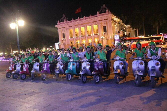 Hanoi Vespa After Dark Street Food Tour -Hidden Gem-Train Street - Key takeaways before you go