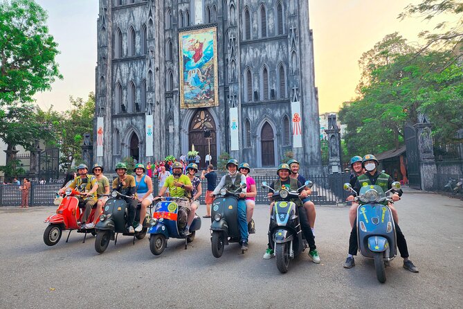 Hanoi Vespa Tours: Food + Culture + Fun on Army Vespa - Riding an Army Vespa for real Hanoi street life