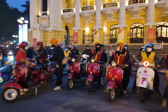 Hanoi Vespa Tours: Hanoi By Night Vespa Foodie Tours - Ngu Xa and the night phở hunt near the Red River