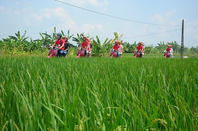 Hanoi Vespa Tours: Hanoi Vintage Vespa Tours Countryside - From Hanoi Opera House to Long Bien Bridge: the ride-out moment