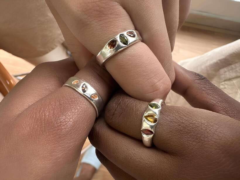 Hanoi: Vietnam Gemstone Silver Clay Ring Workshop - Shaping the Silver Clay and Setting the Gemstone
