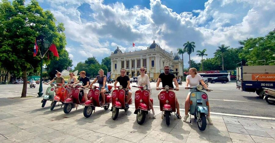 Hanoi Vintage Vespa City Tours - Stage 1: Long Bien Bridge and the Red River Island outlook