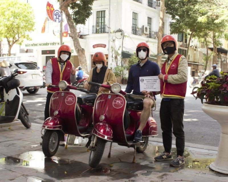 Hanoi Vintage Vespa City Tours - The Train Street moment: being close to the tracks