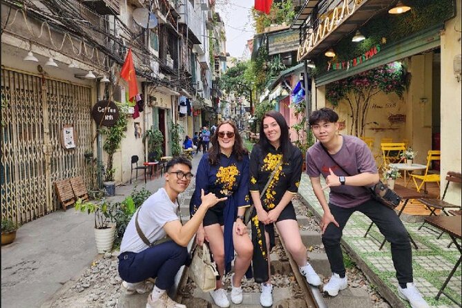 Hanoi Walking Street Food Tour with Train-Street Visit - Train Street Viewing: Egg Coffee, a Drink, and When to Watch