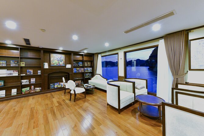 Heritage Binh Chuan 2 Days 1 Night discovery in Lan Ha Bay - Food and onboard life: restaurants, lounges, and cooking demos