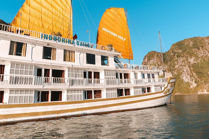 Indochina Sails Halong Bay - Titop Island for a 360° view in about one hour (plus a deck option)