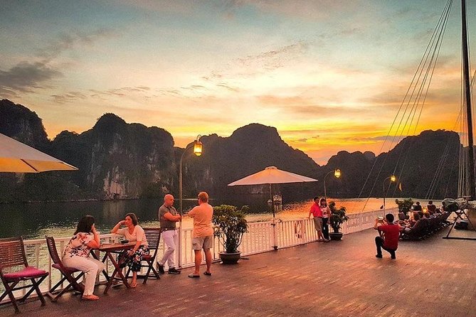 Indochina Sails Halong Bay - Floating village life and squid fishing season: the work side of the bay