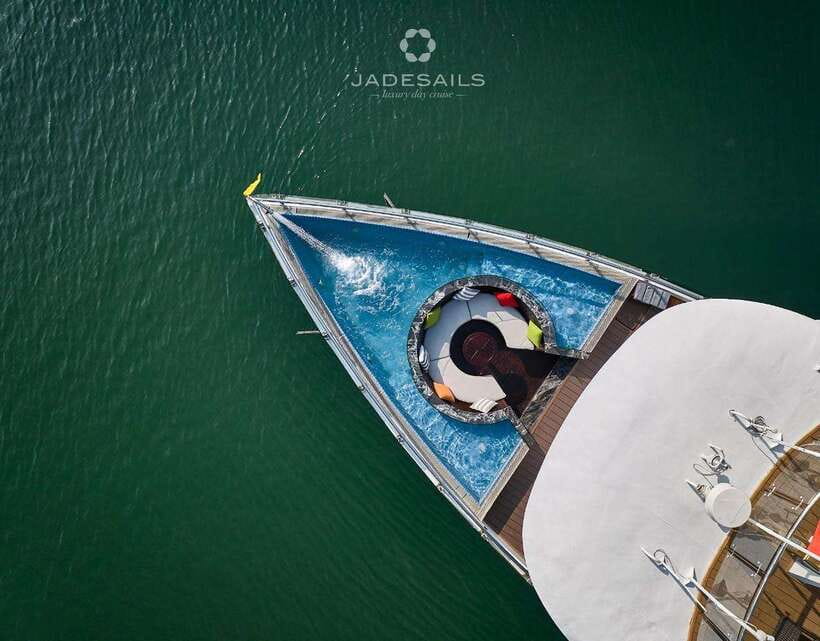 Jade Sails: The most luxurious day cruise explore Lan Ha Bay - Ao Ech Swimming Cove: Where the Scenery Turns Relaxing