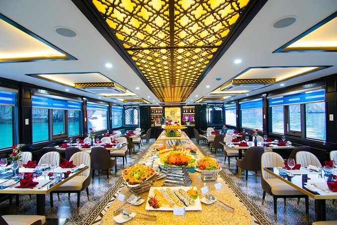 La Casta Cruise - Luxury Day Tour in Halong Bay (Expressway- Limousine) - Lunch on the ship: Vietnamese buffet, plus vegetarian options