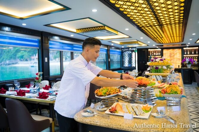 La Casta Daily Cruise - Luxury 5 Star Day Tour in Ha Long Bay - Sung Sot Cave: the stop that does the heavy lifting