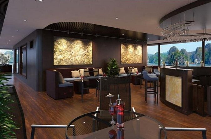 La Charm Cruise 2 day Explore Halong Bay Lan Ha Bay from Hanoi - Bright and Dark Cave by bamboo boat: the low-speed highlight