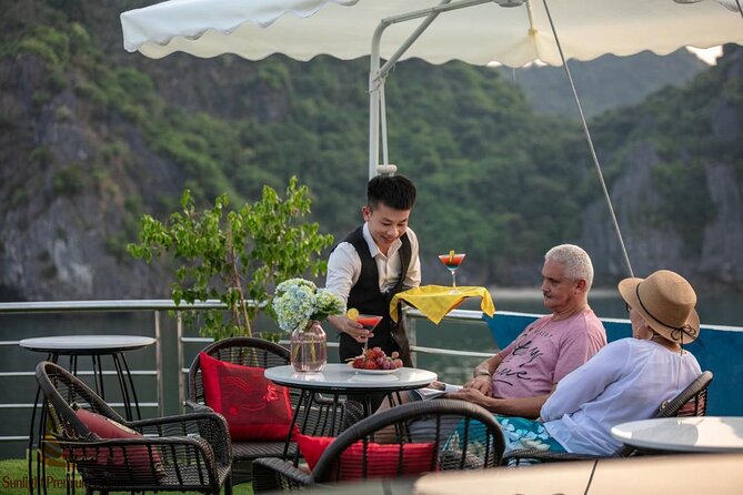 Lan Ha bay Boutique Cruise 2D/1N Tour: Kayaking & swimming at pristine places - Food on board: fresh seafood, local dishes, and a real top-deck BBQ