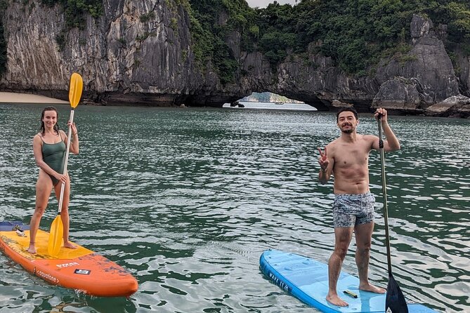 Lan Ha Bay Day Tour from Hanoi & Cat Ba Town - Serenity Boutique - Dark & Light Cave Kayaking: Where the Tour Gets Real