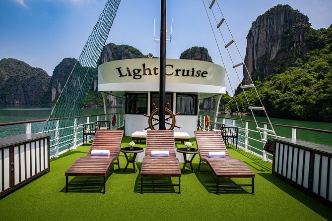 Light Cruise - Best Halong Bay Day Tour with Small Group on Boat - Titop Island: Viewpoints, Stairs, and a Reset