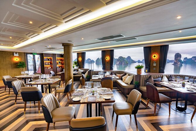 Luxury 5-Star Ha Long Bay Day Cruise with Buffet Lunch from Hanoi - Ti Top Island: Swim, Beach Time, and a Summit View