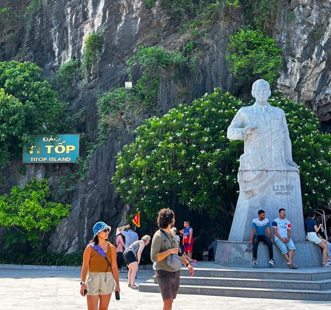 Luxury Ha Long Symphony Day Cruise With Lunch, Cave & Island - Ti Top Island: swim time or climb time