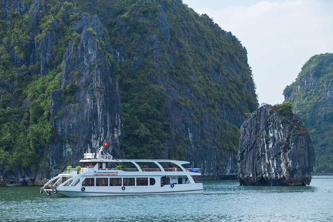 Luxury Halong Bay 1 Day on Cruises From Hanoi with Bus & Lunch - Welcome aboard Alova Premium: comfort, safety, and the start of the cruise