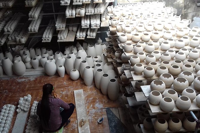 Mix Bat Trang Ceramic Village And Real Hanoi Scooter Tour - Stop 1: Bat Trang Ceramic Village, beyond the souvenir hunt