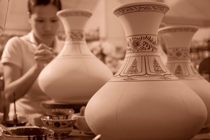 Mix Bat Trang Ceramic Village And Real Hanoi Scooter Tour - The biggest pagoda stop and Buddhism context