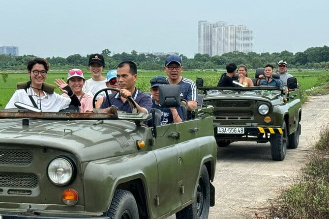 Ninh Binh Army Jeep see Highlight Start From Hanoi By Limousine - Hanoi to Ninh Binh, without the hassle