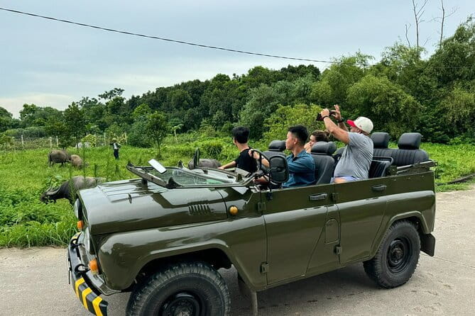 Ninh Binh Army Jeep see Highlight Start From Hanoi By Limousine - The open-air “Army Jeep” experience: why it works