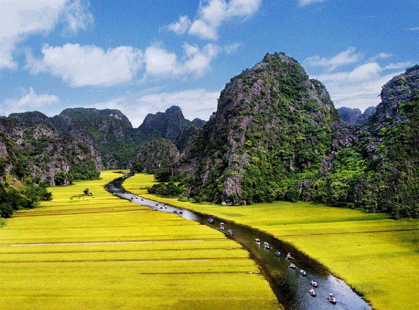 Ninh Binh : Countryside Tour by Motorcycle - Buffalow Riding - Thung Nang and the Côi Khê countryside loop