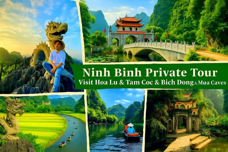 Ninh Binh Private: Hoa Lu & Tam Coc & Bich Dong & Mua Caves - A one-day Ninh Bình escape that actually works