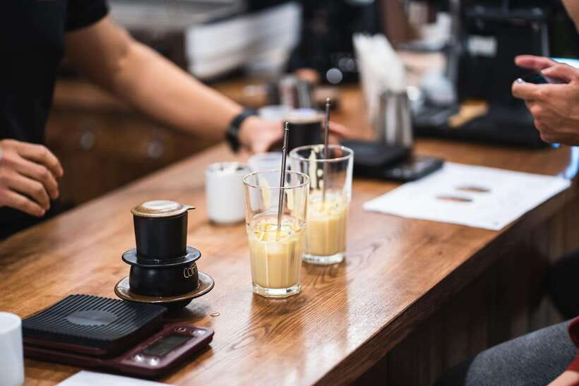 NYNA Coffee Culture- Egg Coffee/Salted Coffee/Coconut Coffee - Coconut coffee: sweet, strong, icy, and made hands-on