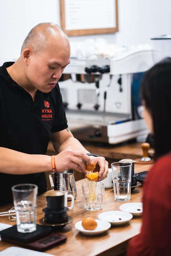 NYNA Coffee Culture- Egg Coffee/Salted Coffee/Coconut Coffee - How the experience pacing feels for a 2-hour workshop