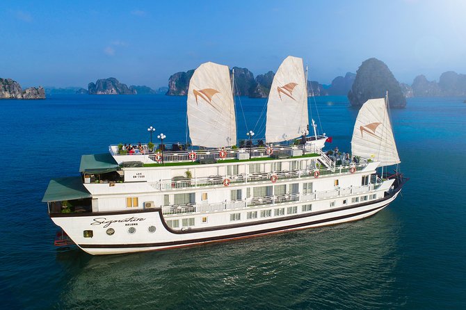 (Official) Signature Halong Cruise - 03 days 02 nights program - Signature Cruise Comfort in Bai Tu Long Bay (3 days, 2 nights)