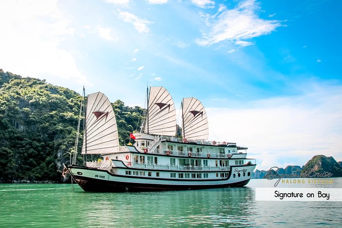 (Official) Signature Halong Cruise - 03 days 02 nights program - Fishing village style moments: bamboo boat time and cooking demo