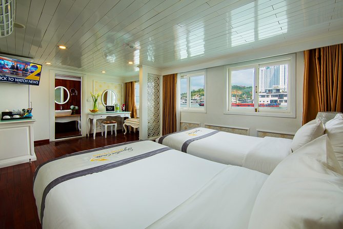 (Official) Signature Royal Cruise - 02 days 01 night program - Vung Vieng floating fishing village: kayaking with a real-world feel
