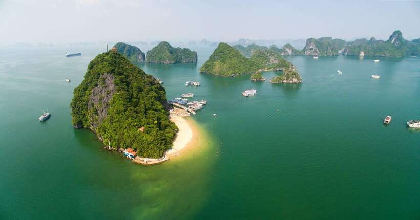Optional Halong Bay Day Cruise with Caves, Islands & Lunch - Cruising, Lunch, and the Sunset Deck Party
