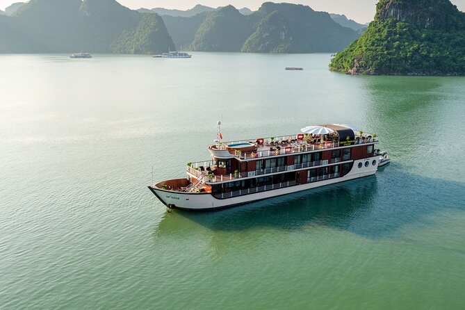 Orchid Premium Cruises Halong Bay 2Days/1Night With 5 Star - Boarding a refreshed premium ship: comfortable rooms and view-friendly spaces