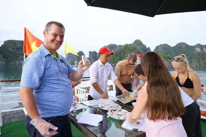 Overnight Bai Tu Long Bay and Ha Long Bay Cruise - Day 1 on Bai Tu Long Bay: karst views plus Vung Vieng village life