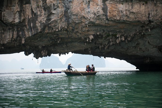 Overnight Bai Tu Long Bay Cruise from Hanoi - Ha Long Bay All-Inclusive - Thien Canh Son cave: a change of pace from open water